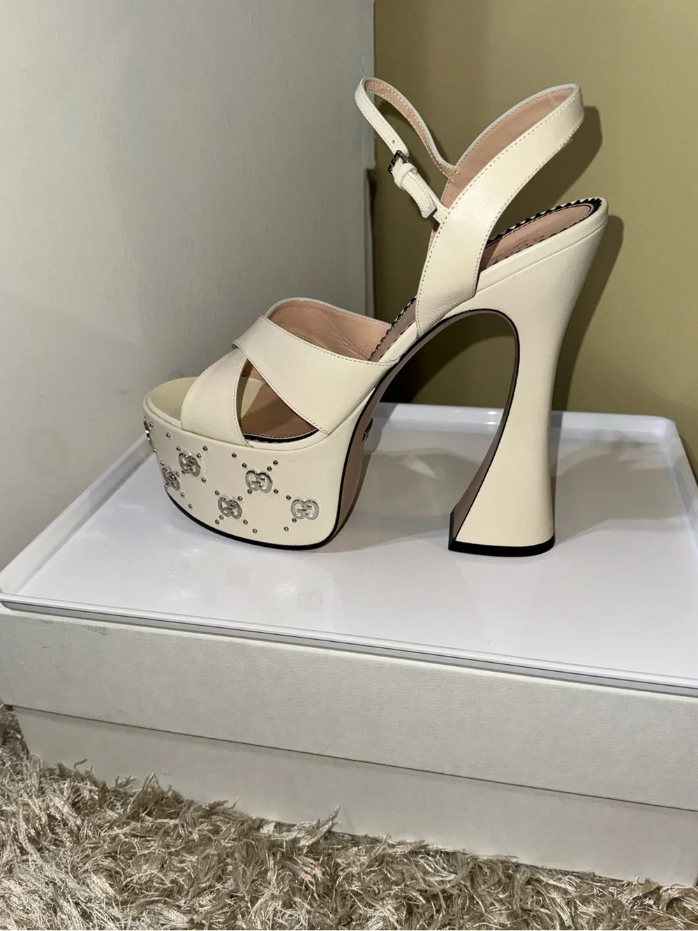Janaya Interlocking G Platform Sandals